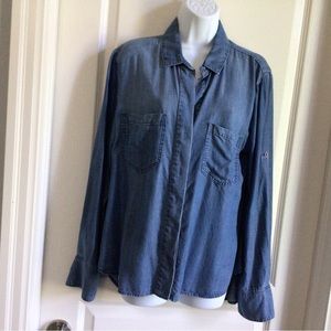 Chelsea and violet denim shirt